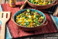 Southwest Burrito Bowl Recipe with Cilantro Lime Rice and Salsa