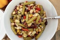 Zesty Mixed Bean Salad with Lemon-Herb Vinaigrette