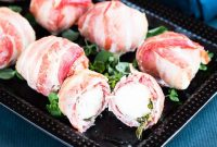 Bacon-Wrapped Halloumi with Fresh Oregano — 3 Ingredients