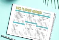 Printable Back-to-School Checklist for Parents: Printable Planner