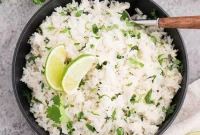 Cilantro Lime Rice Recipe: Flavorful Aromatic Side Dish