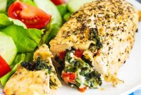 Spinach and Artichoke Stuffed Chicken Breast Recipe