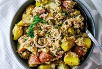 Lemon Dill Tuna & Potato Salad with Light Vinaigrette