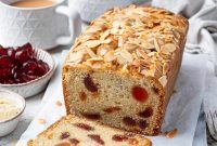 Vegan Cherry Loaf Cake Recipe — Moist Cherry Quick Bread