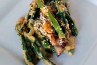 Creamy Green Bean Casserole with Crispy Onion Topping