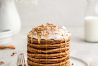 Cinnamon Bun Pancakes with Cream Cheese Frosting