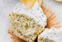 Lemon Poppy Seed Cupcakes with Zesty Glaze and Moist Crumb