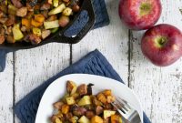Sweet Potato, Apple & Sausage Hash: Savory Breakfast Skillet