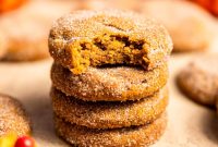 Brown Butter Pumpkin Snickerdoodle Cookies — Soft & Chewy