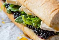 Blackberry and Brie Grilled Sandwich with Honey and Thyme