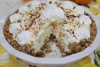 Tropical Pretzel Pie Recipe with Creamy Coconut Filling