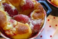 Strawberry Clafoutis Recipe: Rustic French Dessert with Fresh Berries