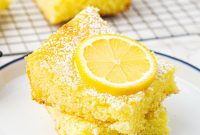2-Ingredient Lemon Bars Recipe — Quick Tangy Dessert