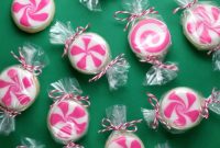 Peppermint Sugar Cookies with Crushed Candy Cane Topping