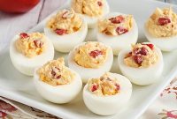 Pimento Cheese Deviled Eggs with Creamy Southern Filling