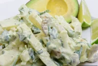 Zesty Mexican Chicken Salad with Avocado and Cilantro Lime Dressing