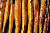 Balsamic-Glazed Roasted Carrots with Honey and Herbs