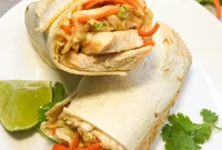 Asian Chicken Wrap Recipe: Flavorful Sesame-Ginger Chicken Wrap