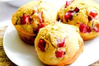Buttermilk Orange Rhubarb Muffins — Tangy Spring Treats