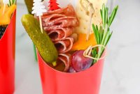 Festive Christmas Charcuterie Cups for Holiday Entertaining