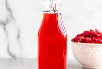 Homemade Rhubarb Simple Syrup Recipe for Cocktails and Desserts