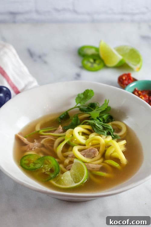 Thai Chicken Soup with Zucchini Noodles: Light, Flavorful Recipe 4 zucchini-noodle-soup