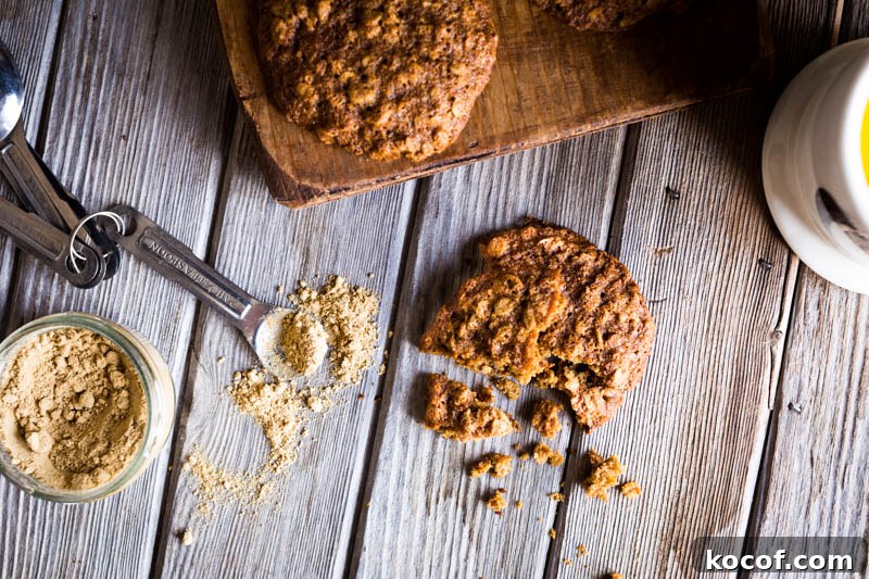 Whole Wheat Ginger Cookies Recipe for Crisp, Spiced Cookies 2 Wholemeal ginger cookies made with spelt flour and reduced sugar, as well as some wholesome oats, to really bump up the micronutrients in this recipe. Fiery ginger makes for a perfect flavour to go alongside a mug of hot milk on a cold day.