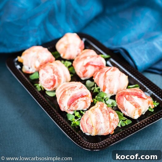 Bacon-Wrapped Halloumi with Fresh Oregano — 3 Ingredients 12 Bacon-Wrapped Halloumi with Fresh Oregano | Low-Carb, So Simple