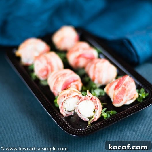 Bacon-Wrapped Halloumi with Fresh Oregano — 3 Ingredients 13 Bacon-Wrapped Halloumi with Fresh Oregano | Low-Carb, So Simple