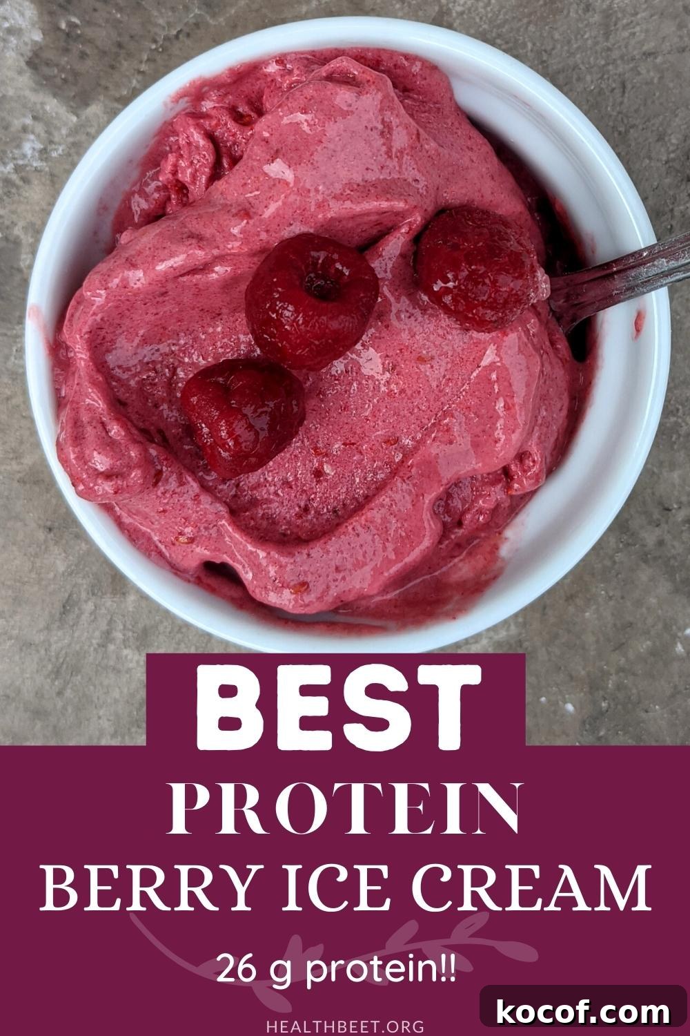 protein berry ice cream