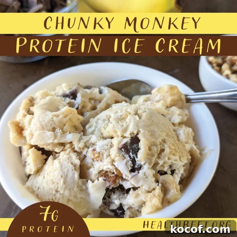 Chunky Monkey Protein Ice Cream