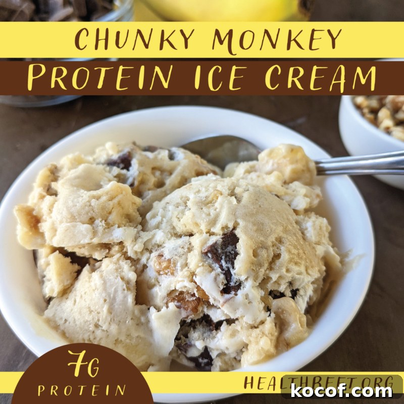 Chunky Monkey Protein Ice Cream