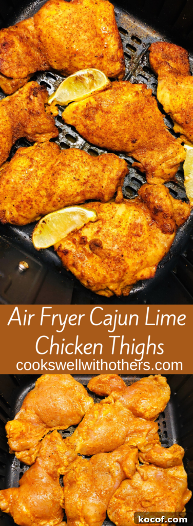 Cajun Lime Chicken Thighs in the Air Fryer — Crispy & Zesty 11 img 12712 10