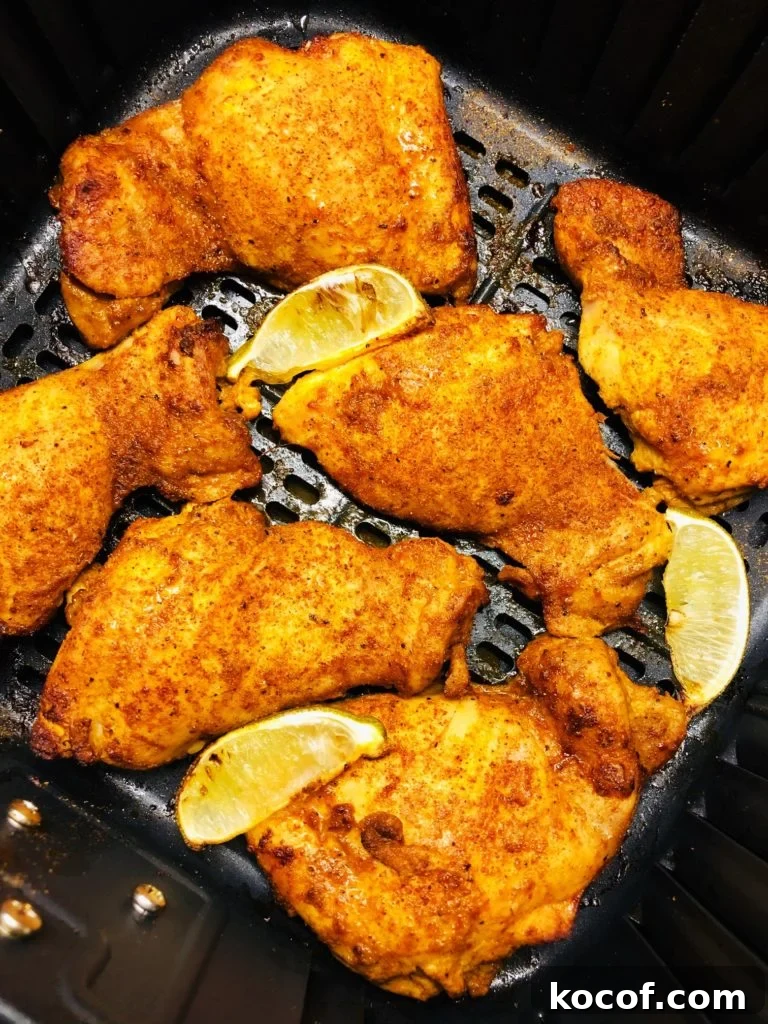 Cajun Lime Chicken Thighs in the Air Fryer — Crispy & Zesty 4 Air Fryer Cajun Lime Chicken Thighs