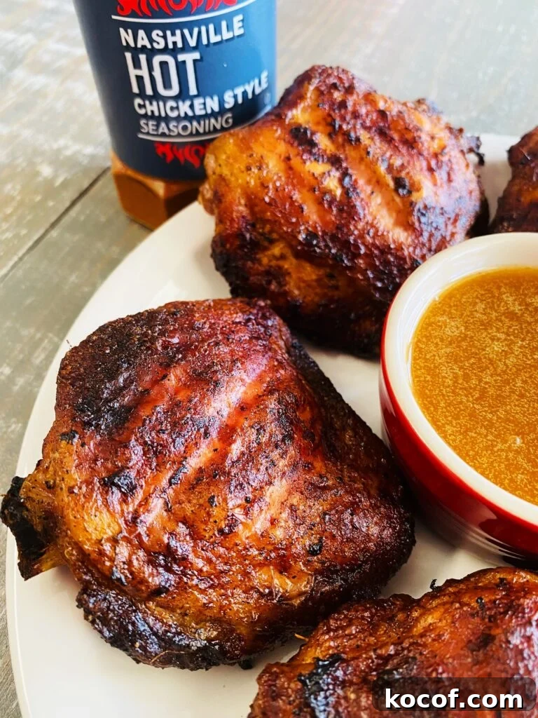 Cajun Lime Chicken Thighs in the Air Fryer — Crispy & Zesty 10 Nashville Chicken Thighs with Honey Butter