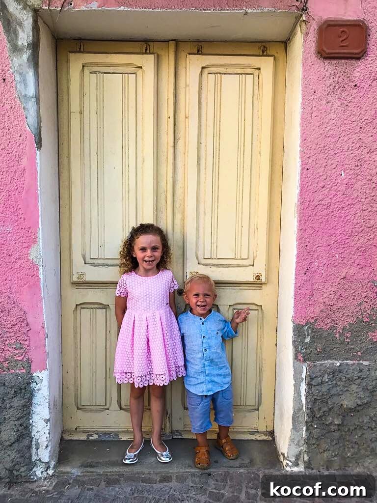 Italian doors, Italian children, 
