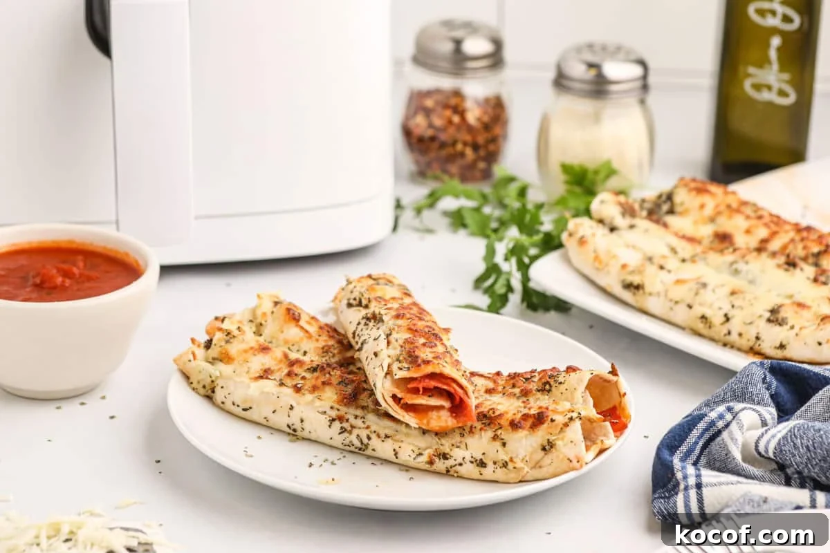 Air Fryer Pizza Roll Ups
