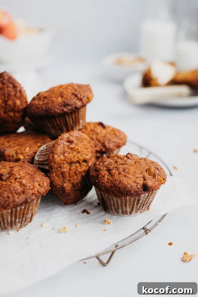 muffins on a circular cooling rack