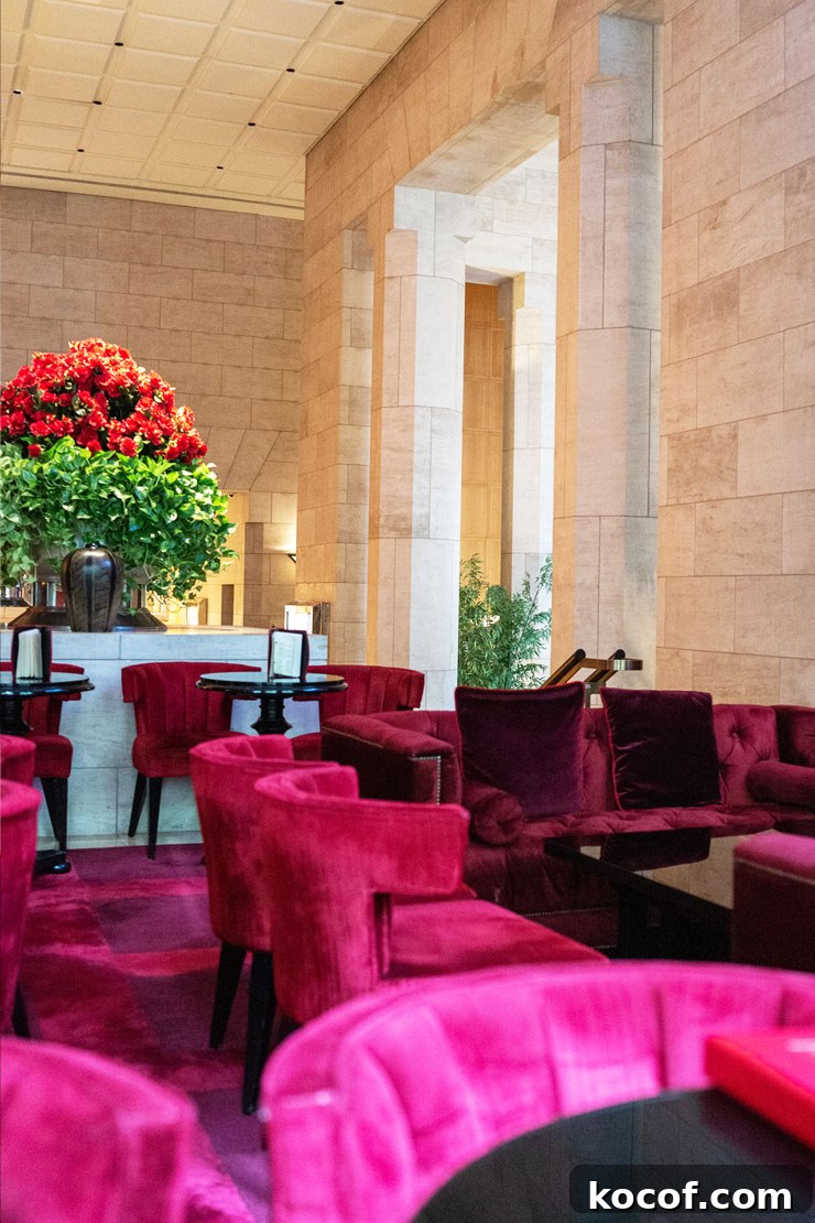 Interior of Ty Bar at Four Seasons New York