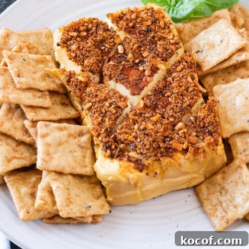 Smoked Cream Cheese on plate featured image