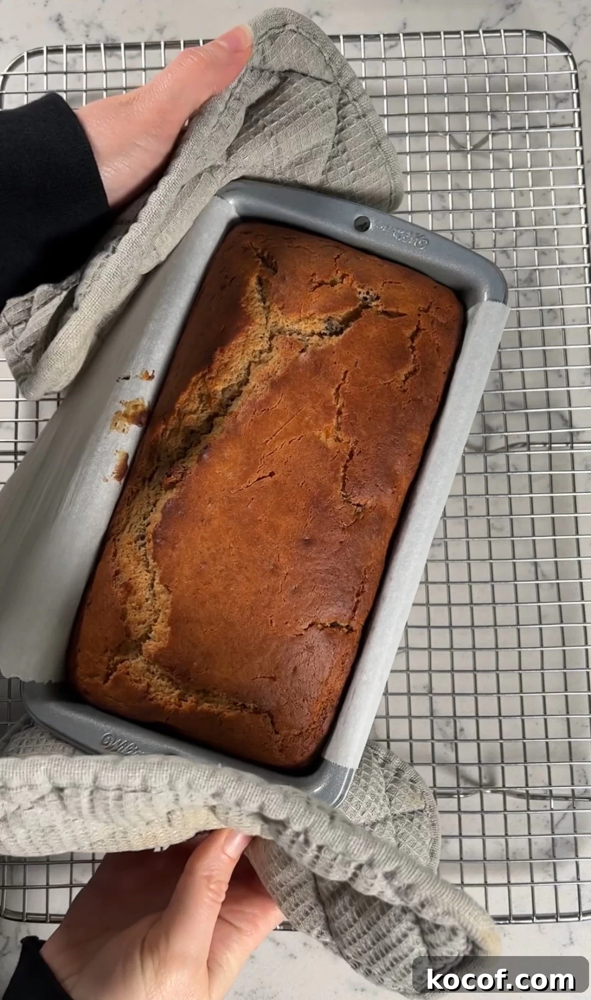 cake after baking.