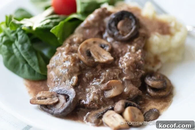 Slow-Cooked Cubed Steak with Savory Gravy Recipe 3 Crockpot Cubed Steak with Gravy