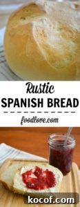 This easy artisan Spanish bread will become your new favorite bread recipe!