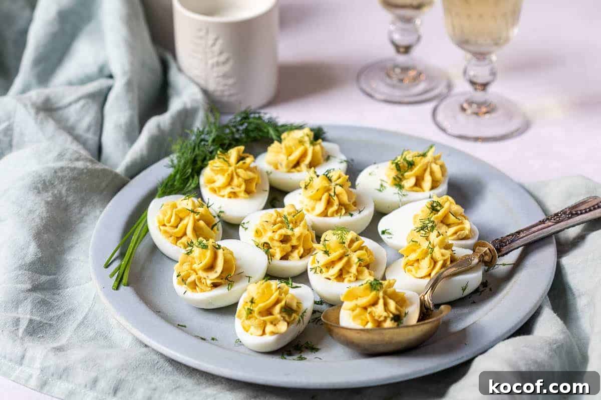 Truffle Deviled Eggs