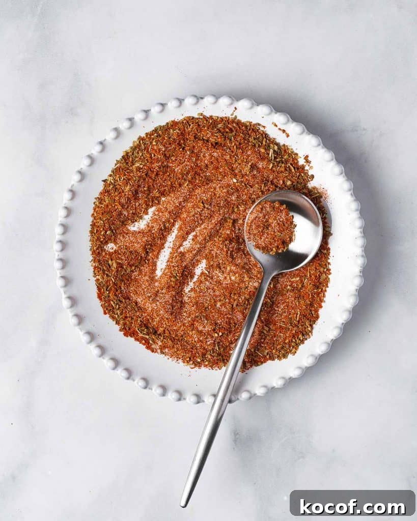 Spices mixed together.