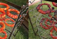 Sriracha Bacon Onion Rings Grilled on the Char-Broil Big Easy