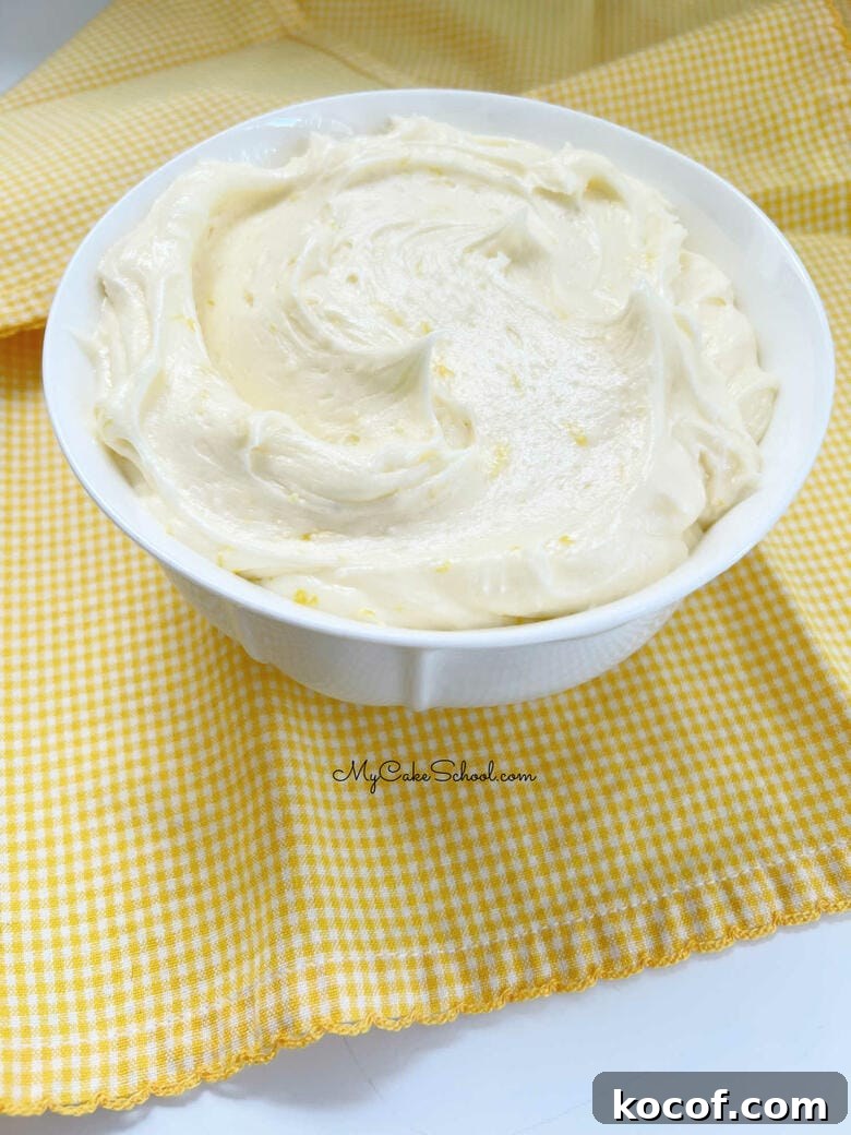 Lemon Mascarpone Frosting