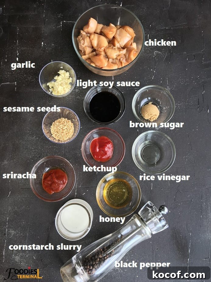 ingredients in bowls on a black surface