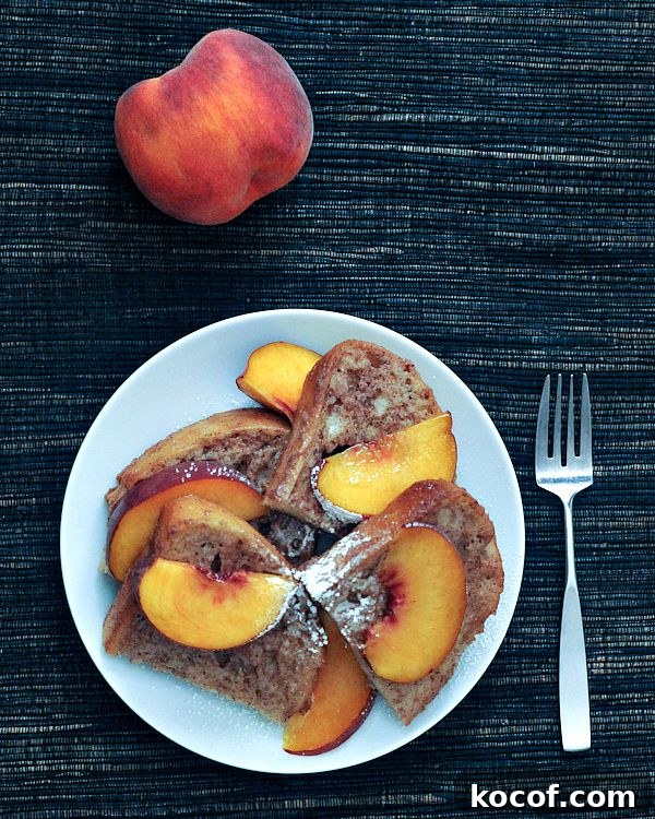 Peaches & Cream French Toast Recipe for Summer Brunch 4 Peaches and Cream French Toast @spabettie