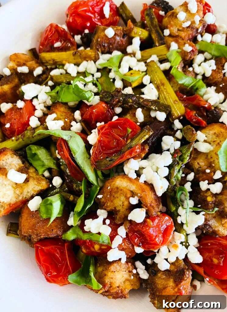 Mediterranean Grilled Chicken Salad with Lemon Herb Dressing 12 Blackstone Asparagus Panzanella Salad